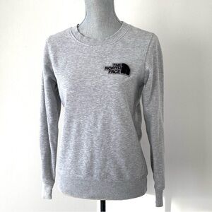 The North Face Women's Light Gray Crew Neck Sweatshirt XS Gorpcore Casual Street